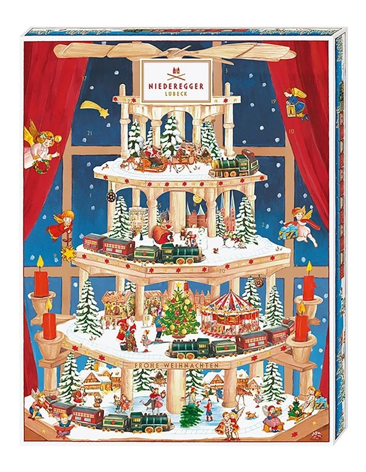 NiedereggerAdvent Calendar Pyramid Dark and Milk 300g | Myer
