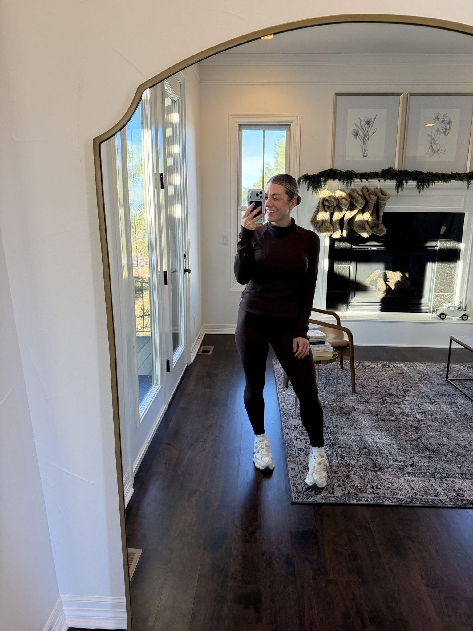 Chilled out but still put together 🤎
This Vuori Chilled Out Set in Java Houndstooth is one of those effortless matching sets you’ll live in. The fabric is insanely soft, has just enough stretch, and looks polished enough to wear beyond the house. Perfect for errands, travel days, or just being comfy but cute.

Wearing S in leggings and M in top for a relaxed, comfy fit.

@vuoriclothing #vuoripartner

#LTKActive #LTKfitnessgoals #LTKselfcare