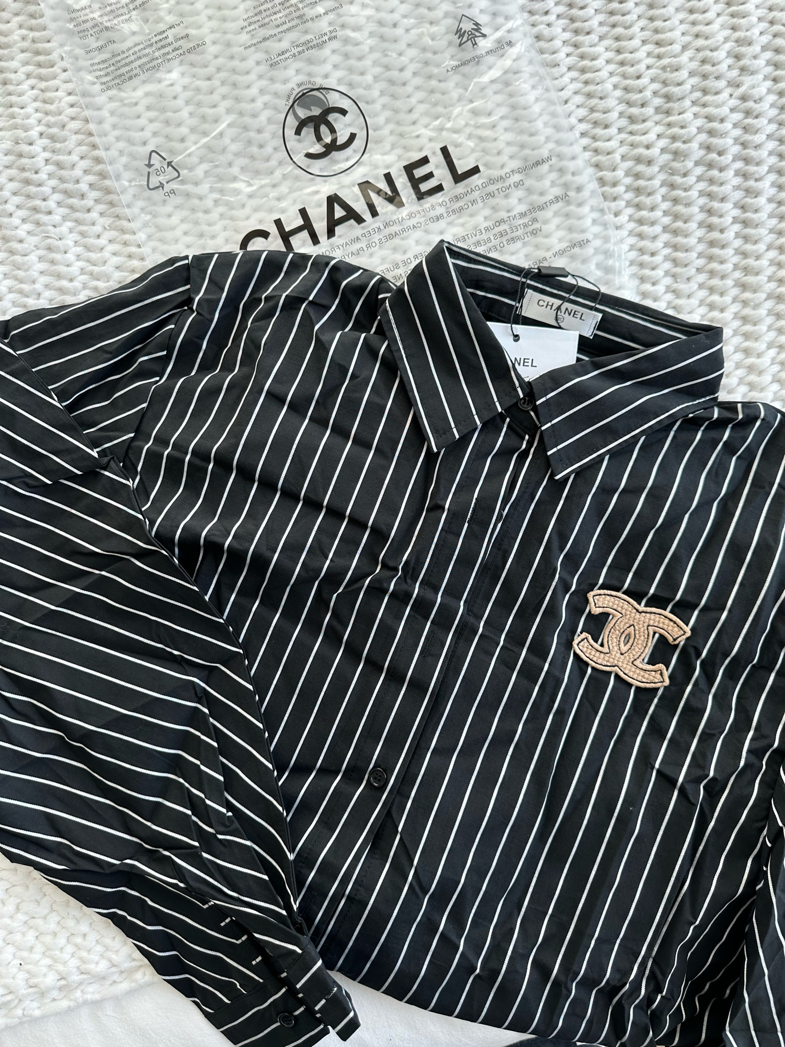 chanel button up