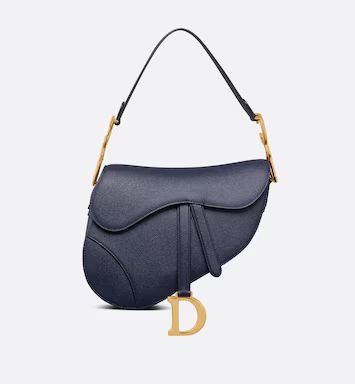 Indigo Blue Grained Calfskin | Dior Couture