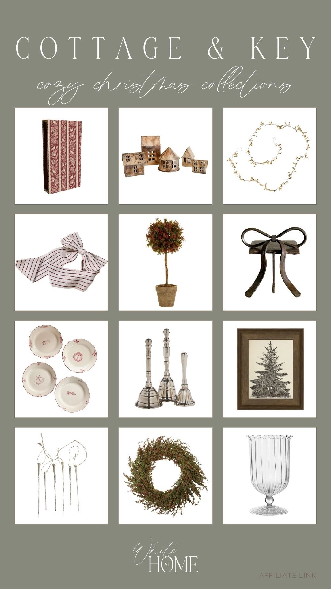 Cottage & Key holiday home favorites! A mix of classic, cozy, and traditional Christmas finds. I love the charming touch of these pieces—the extra touch you might be missing!