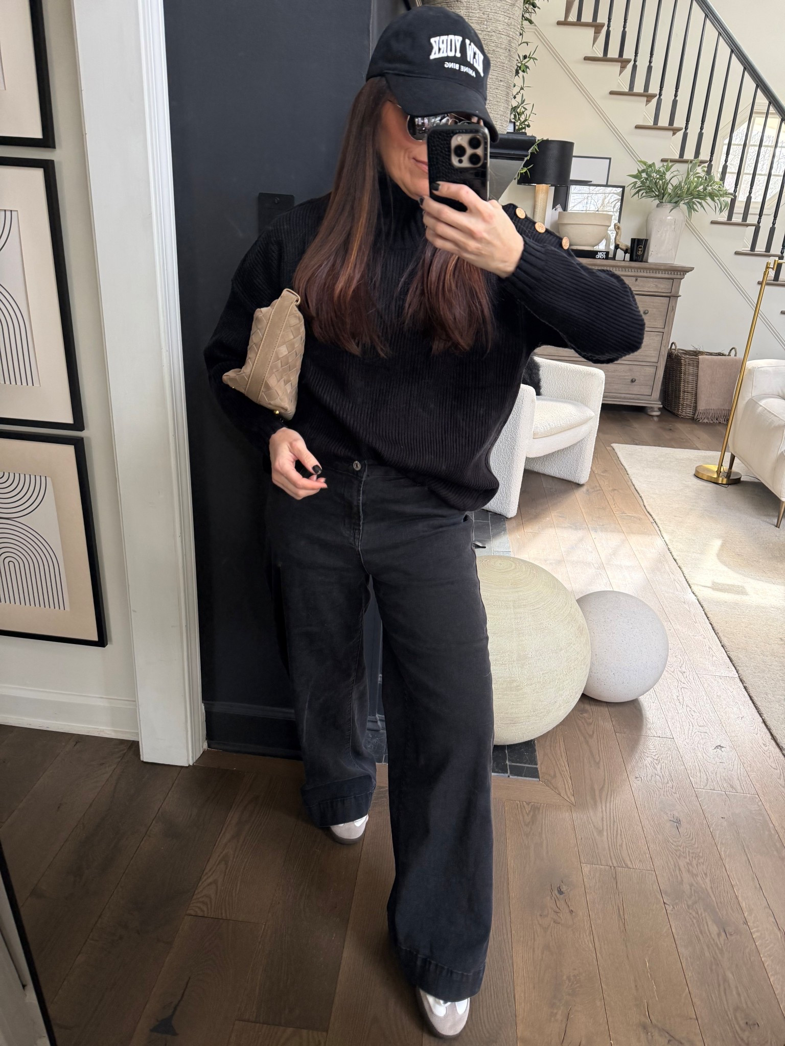 I wore these incredible Amazon jeans earlier this week this gorgeous Amazon sweater (& Amazon bag!)