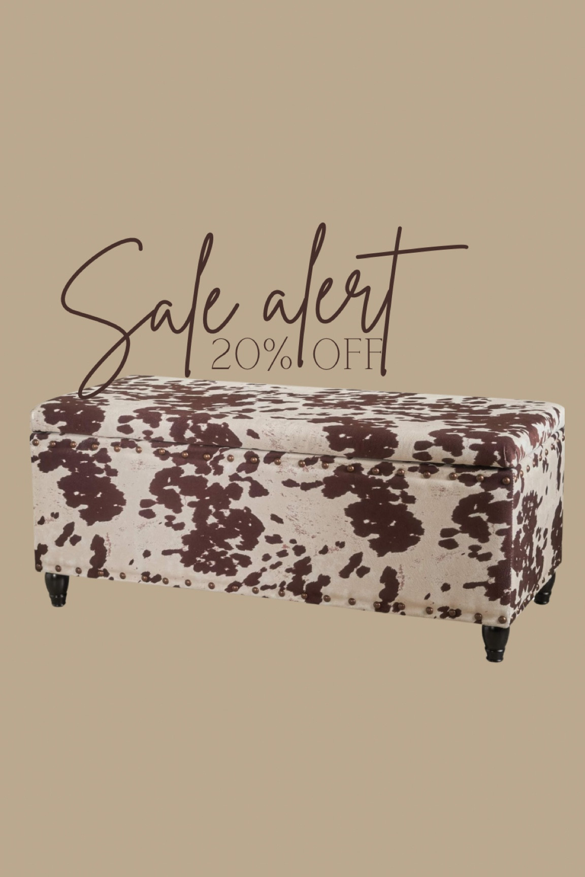 this super cute cowhide bench with storage is currently 20% off on Amazon! 

This is such a great seating & storage piece! #western #westernhome #westerndecor #westernamazonfinds 

#LTKGiftGuide #LTKhome #LTKsalealert