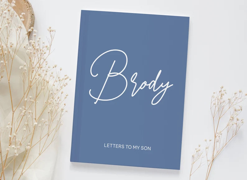 Letters to My Son Personalized Name Notebook Custom - Etsy | Etsy (US)