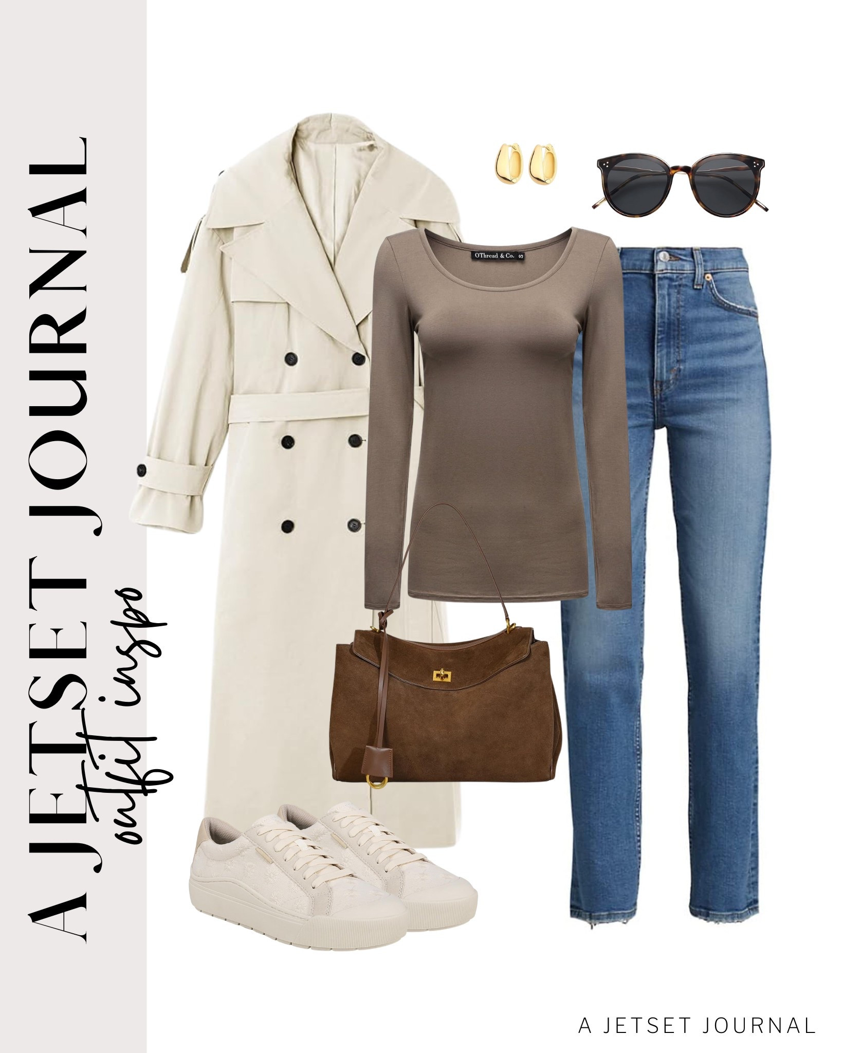 An overcoat makes a great transitional outfit! Perfect for upgrading a basic shirt and denim jeans look!

casual outfit idea, everyday fashion, mom outfit ideas, ways to style, chunky hoop earrings, trendy look, amazon fashion, spring style, stylish purse, cute sunglasses, affordable look

#LTKStyleTip #LTKSeasonal #LTKU