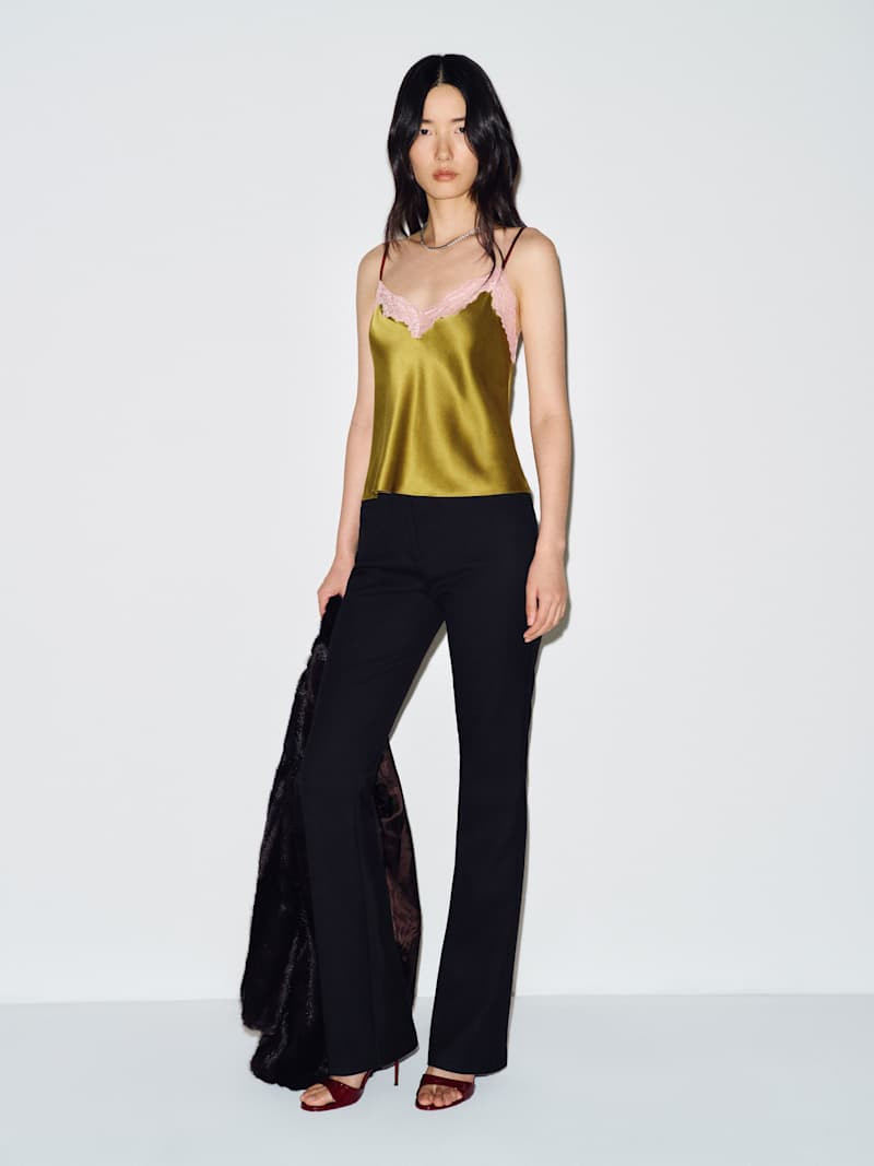 Teddy Silk Top | Reformation (Global)