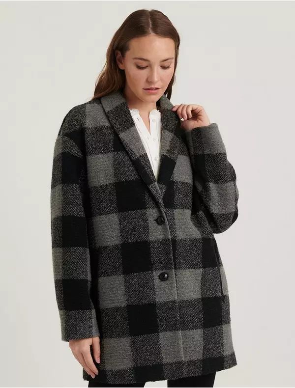 Plaid Coat | Lucky Brand