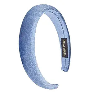 FXQHAN Padded Headbands Velvet Headband Puffy Sponge Thick Headbands Vintage Wide Headband for Wo... | Amazon (US)