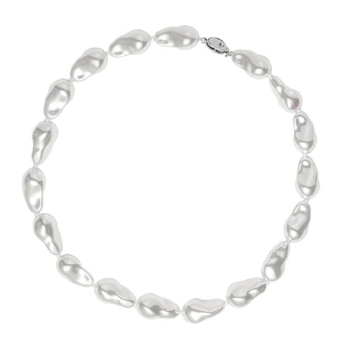 Baroque Pearl Choker Necklace for Women Chunky Freshwater Pearl Statement Necklaces Vintage Jewelry | Amazon (US)