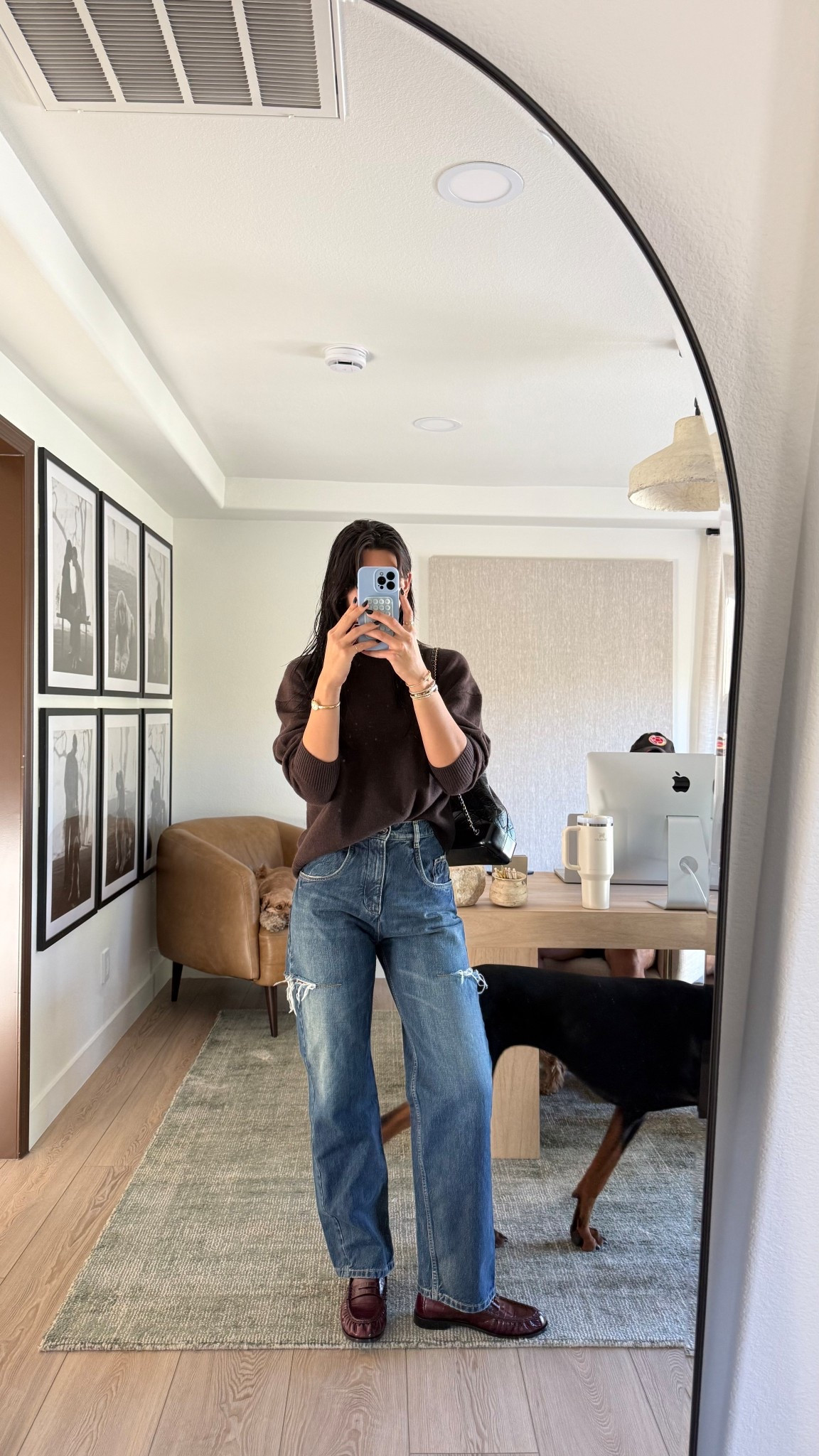 Sweater - small
Jeans - 26
Shoes - TTS, 41