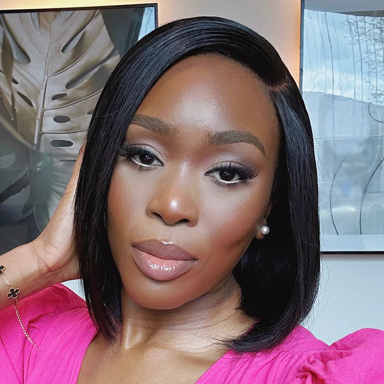 7x6 Closure HD Lace Blunt Bob Wig Glueless Breathable Cap | Luvmehair