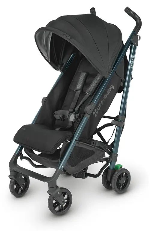 UPPAbaby G-LUXE 2018 Reclining Umbrella Stroller in Black/Carbon at Nordstrom | Nordstrom