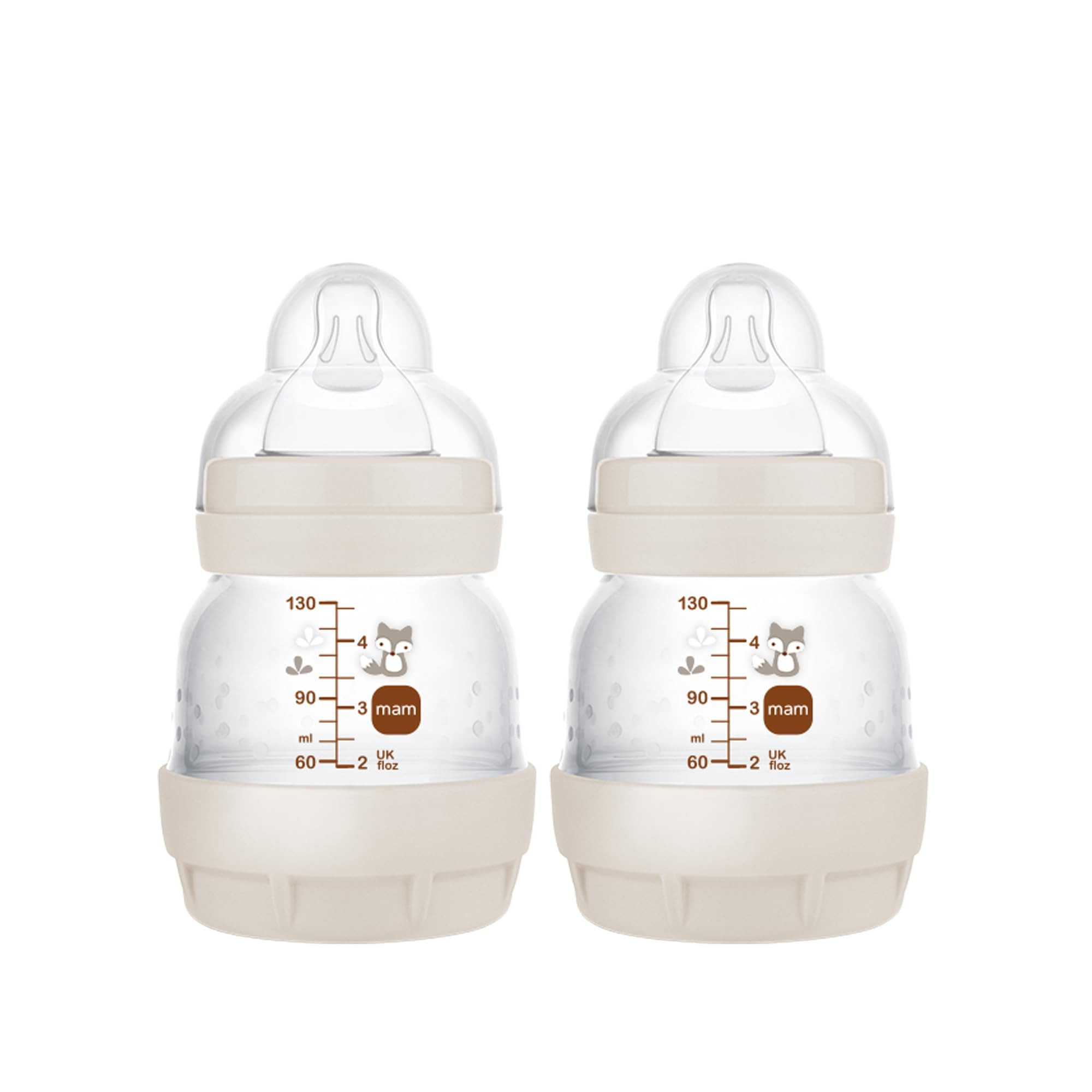 MAM Easy Start Anti-Colic Baby Bottles, Extra Slow Flow, Breastfeeding-Like Silicone Nipple Bottl... | Amazon (US)