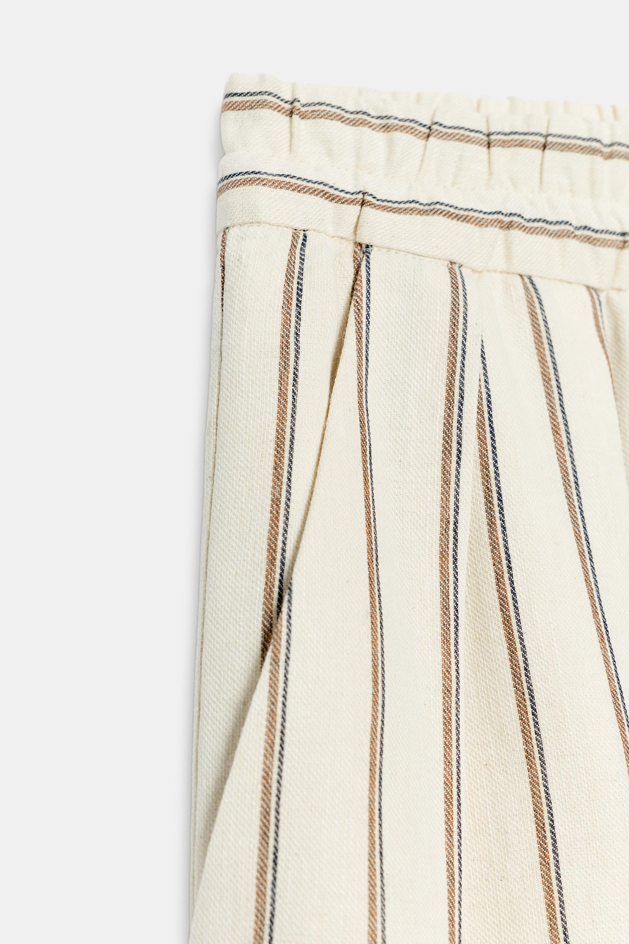 ZW COLLECTION STRIPED PAJAMA PANTS | Zara US