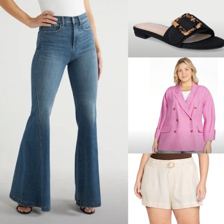 Spring and summer new releases 

These festival flare jeans are so cute and I love the wash in them. The linen shorts would be perfect for a spring or summer outfit. The pink blazer would be great paired with jeans or over a dress. I love the black buckle slides - they come in other colors as well. 

#LTKFindsUnder50 #LTKOver40 #LTKPlusSize