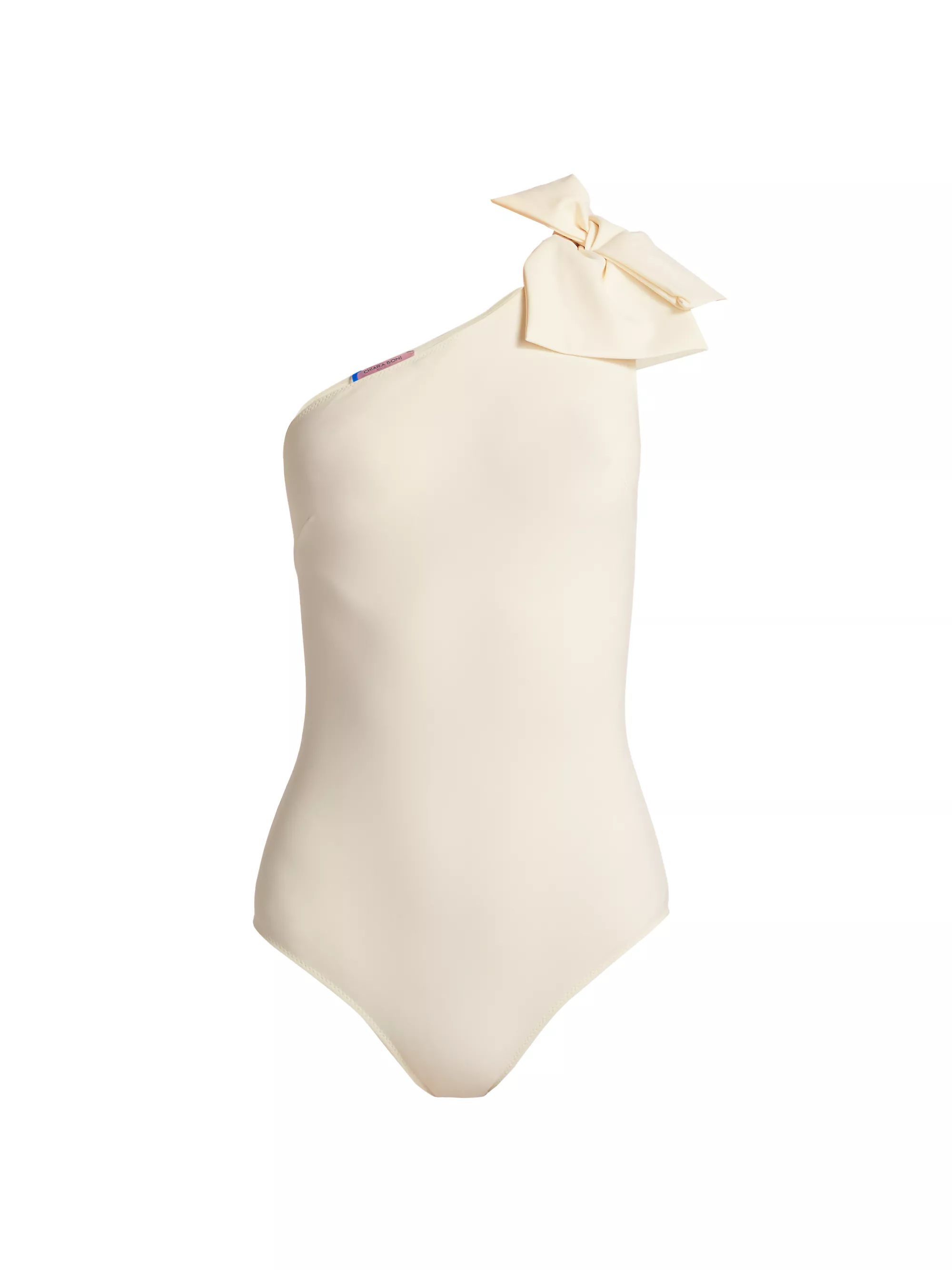 Twisted Bow One-Piece Swimsuit | Saks Fifth Avenue