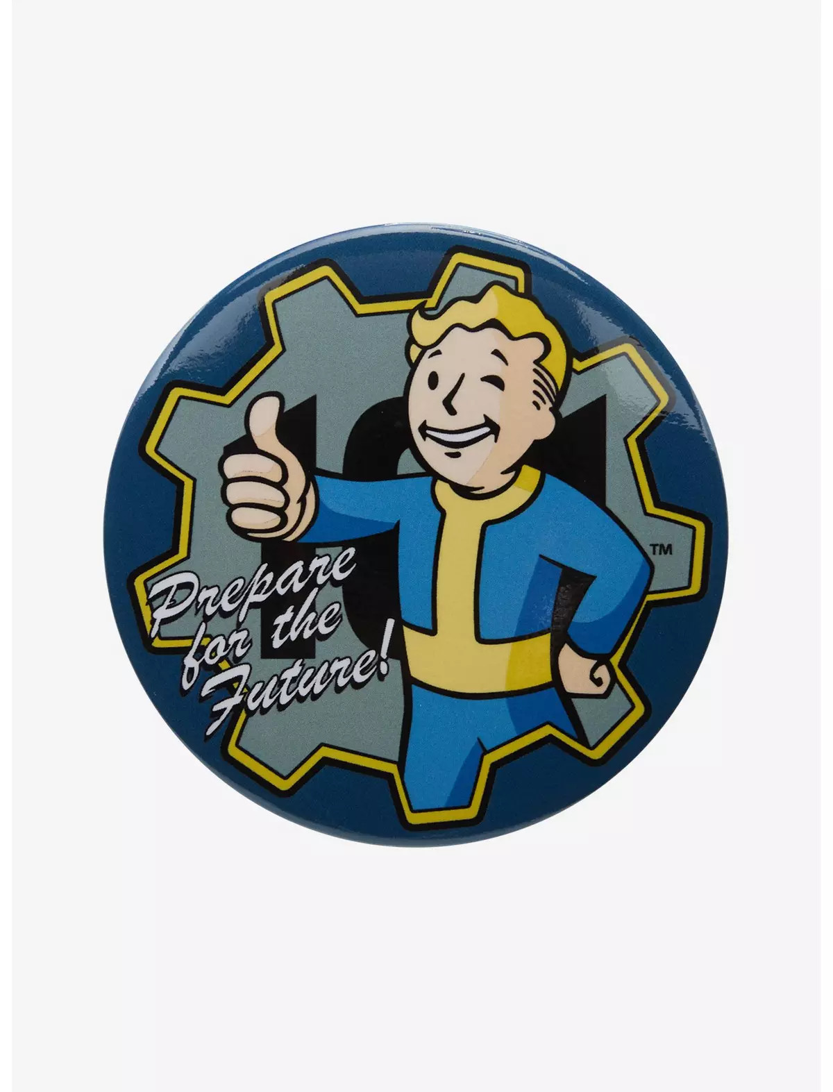 Fallout Vault Boy Prepare For Future 3 Inch Button | Hot Topic