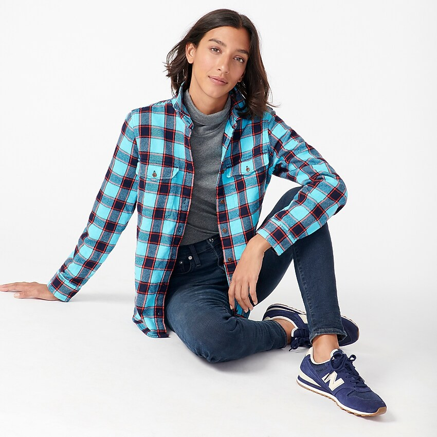 Shirt-jacket in flannel | J. Crew US