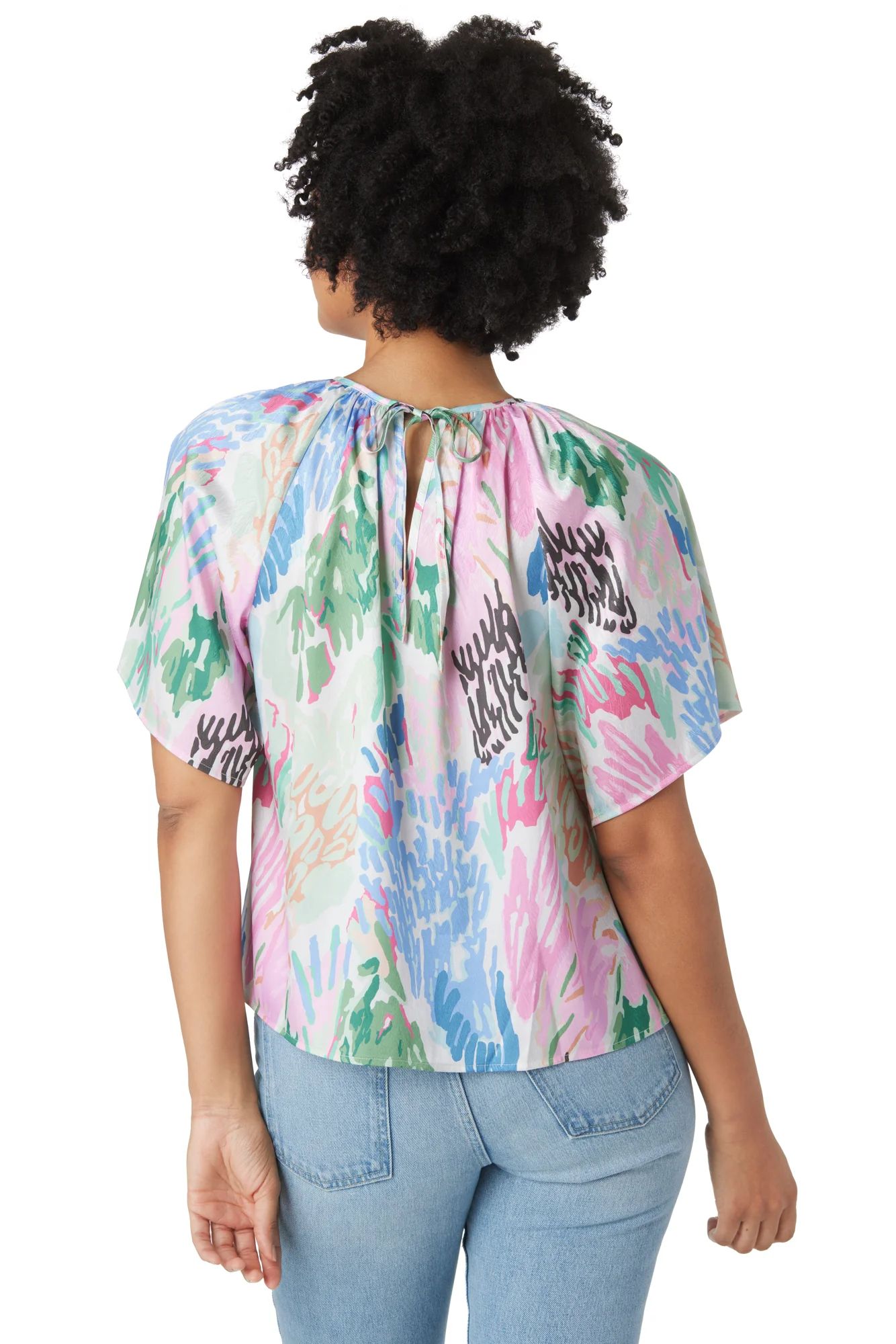 Brynn Top in Painted Garden | CROSBY by Mollie Burch | CROSBY by Mollie Burch