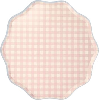 Meri Meri Easter Gingham Paper Plates, Pack of 12 Disposable Plates for Party, Festive Easter Par... | Amazon (US)