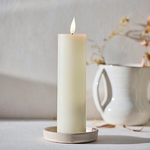 Stargazer Flameless Pillar Candle, 7 Inch | Terrain