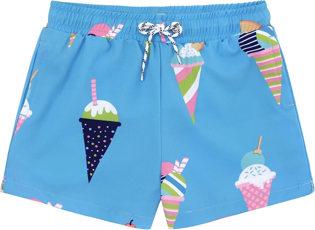 American Trends Boys Swim Trunks Toddler Swim Shorts Bathing Suit Kids Swimsuit Youth Swimwear | Amazon (US)