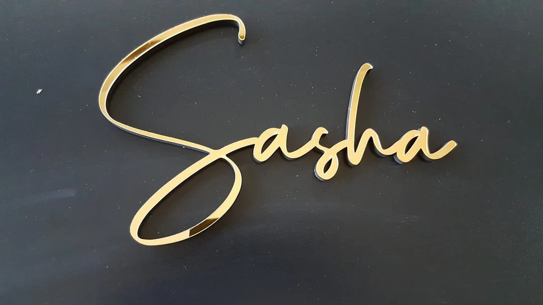 Mirror Acrylic, Personalized Name, Wall Decor, Party Decoration, Special Birthday, Baby Decor, Nu... | Etsy (US)