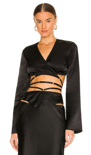 Iris Top in Black | Revolve Clothing (Global)