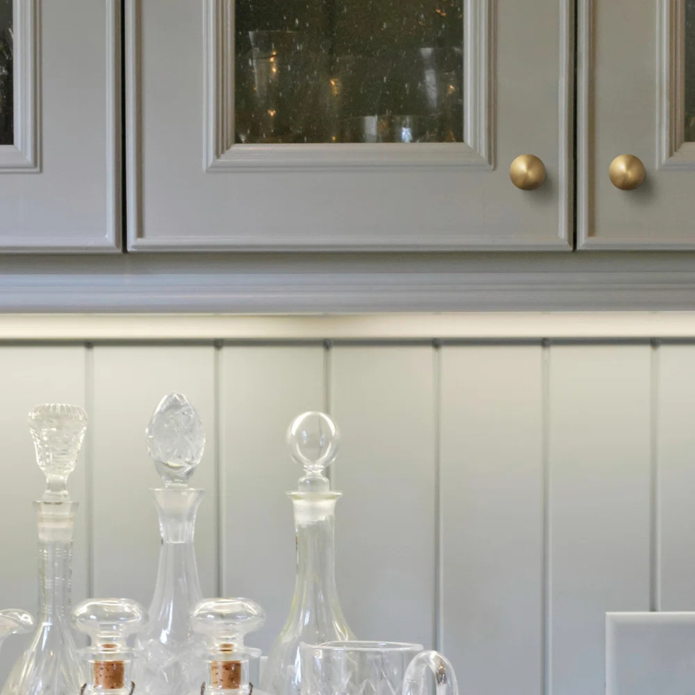 Solid Brass Round Knob (Set of 6) | Wayfair North America