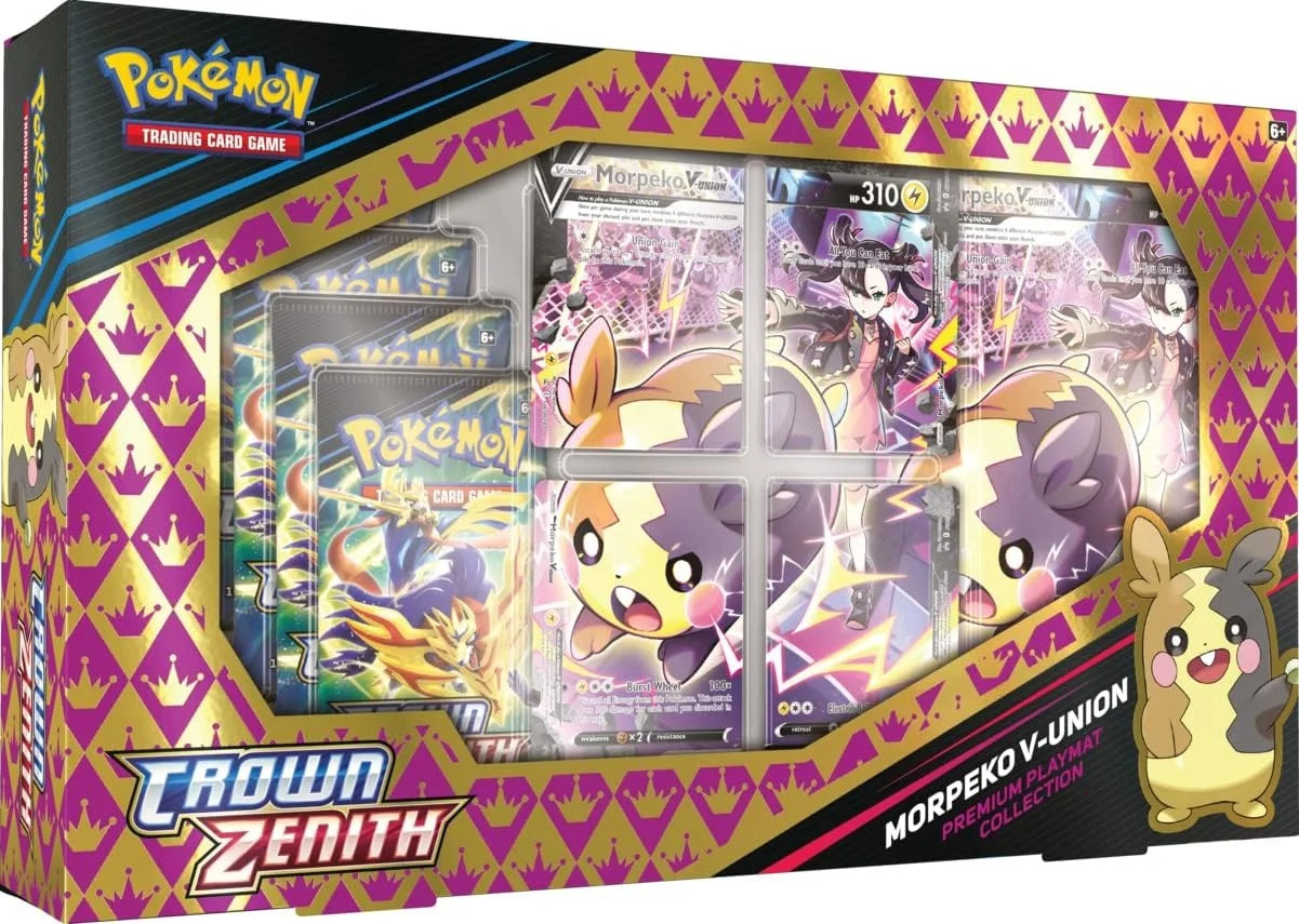 Pokemon SAS12.5 Crown Zenith Morpeko V Union Box - Walmart.com | Walmart (US)