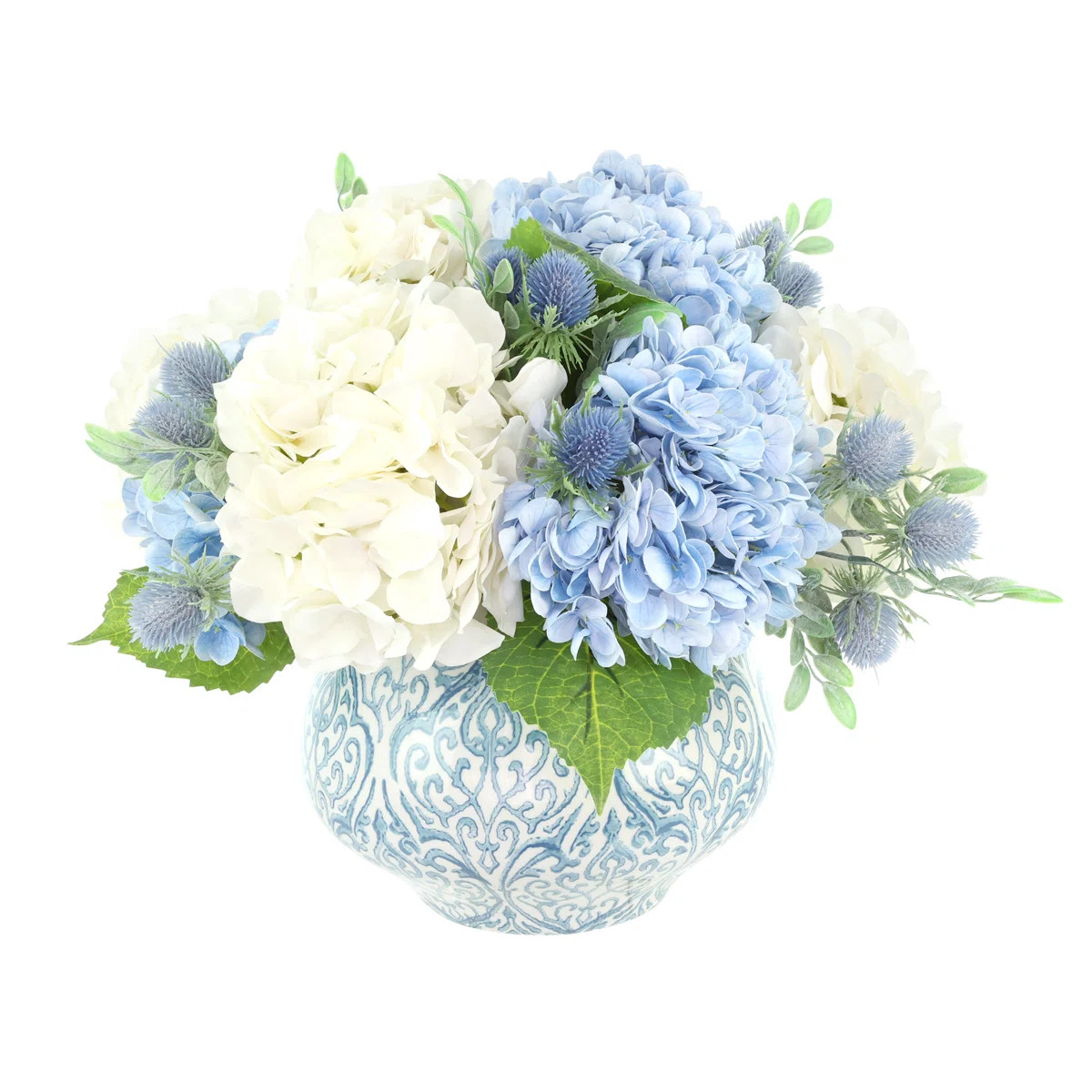 Hydrangea Centerpiece in Decorative Vase | Wayfair North America