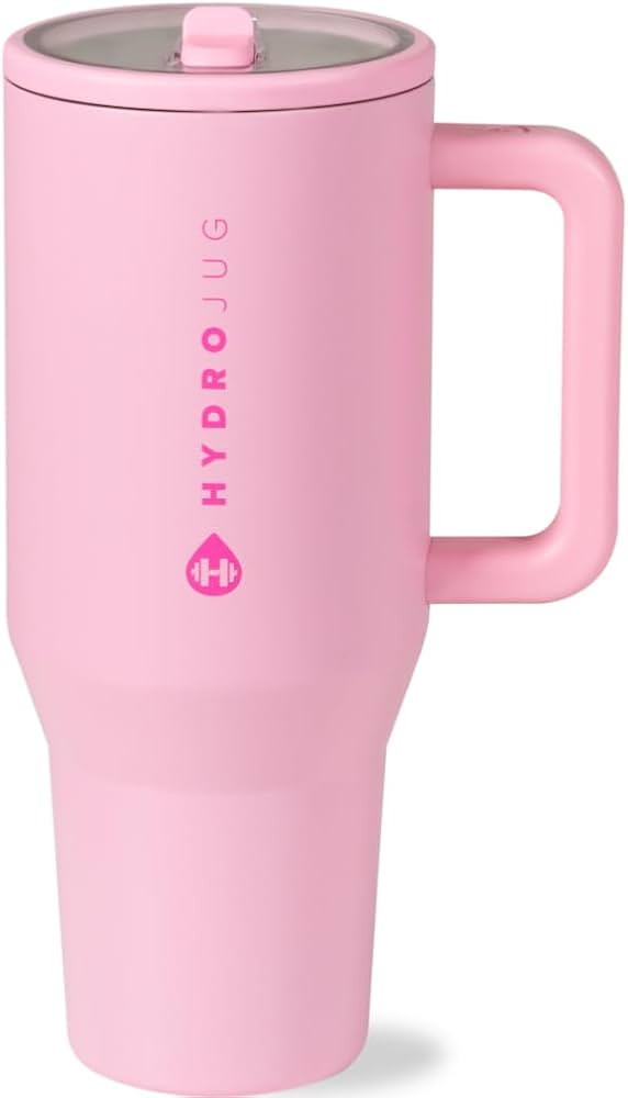 HydroJug Traveler - 40 oz Water Bottle with Handle & Flip Straw - Fits in Cup Holder, Leak Resist... | Amazon (US)