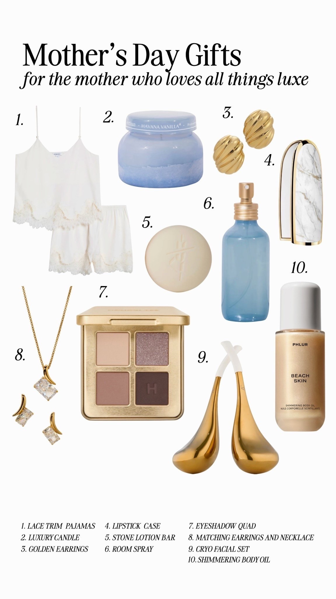 Mother’s day gifts for the luxe lover!

mother’s day gifts, luxe gifts, mother’s day

#LTKMothersDay