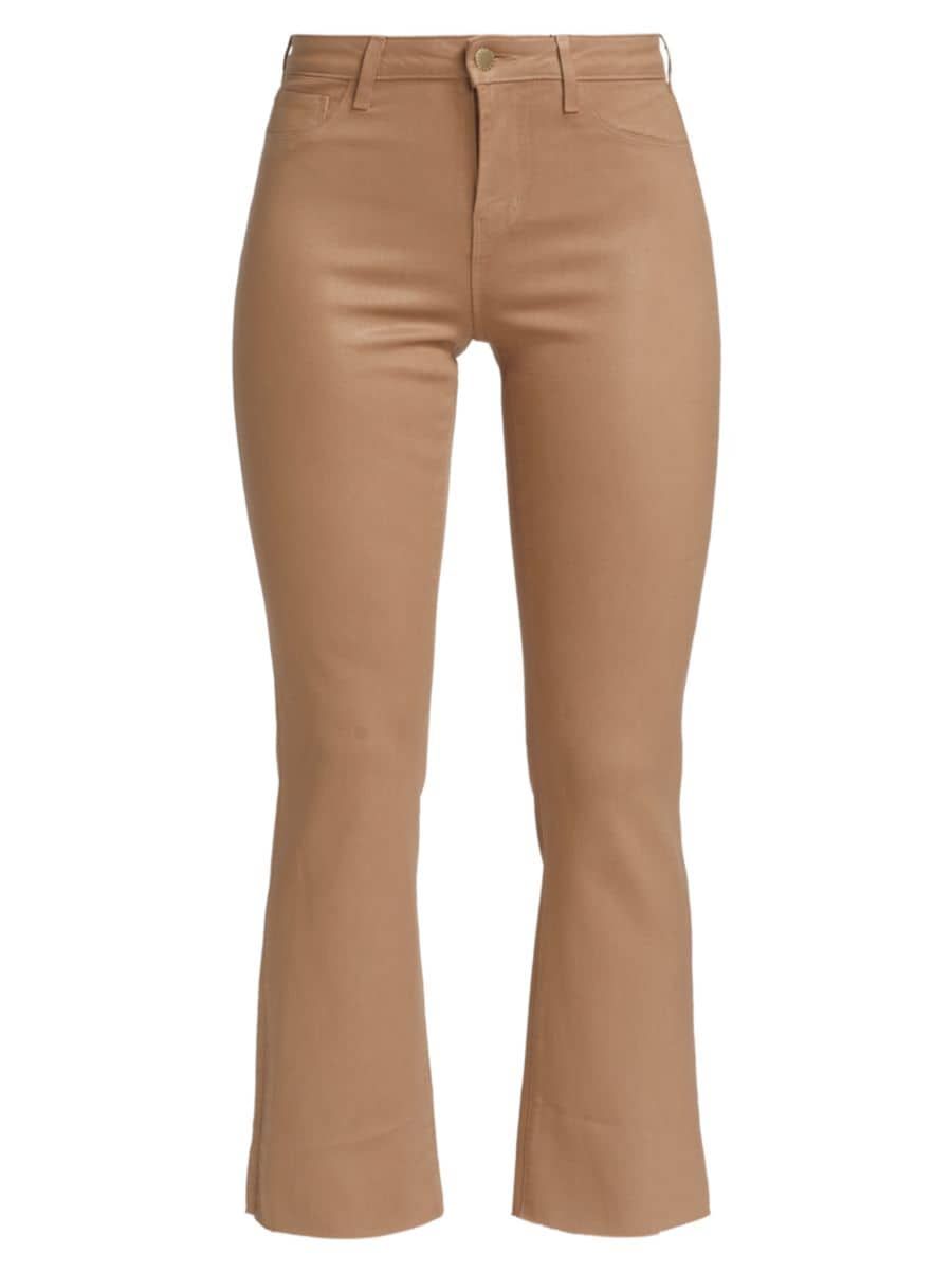 Kendra High-Rise Cropped Pants | Saks Fifth Avenue