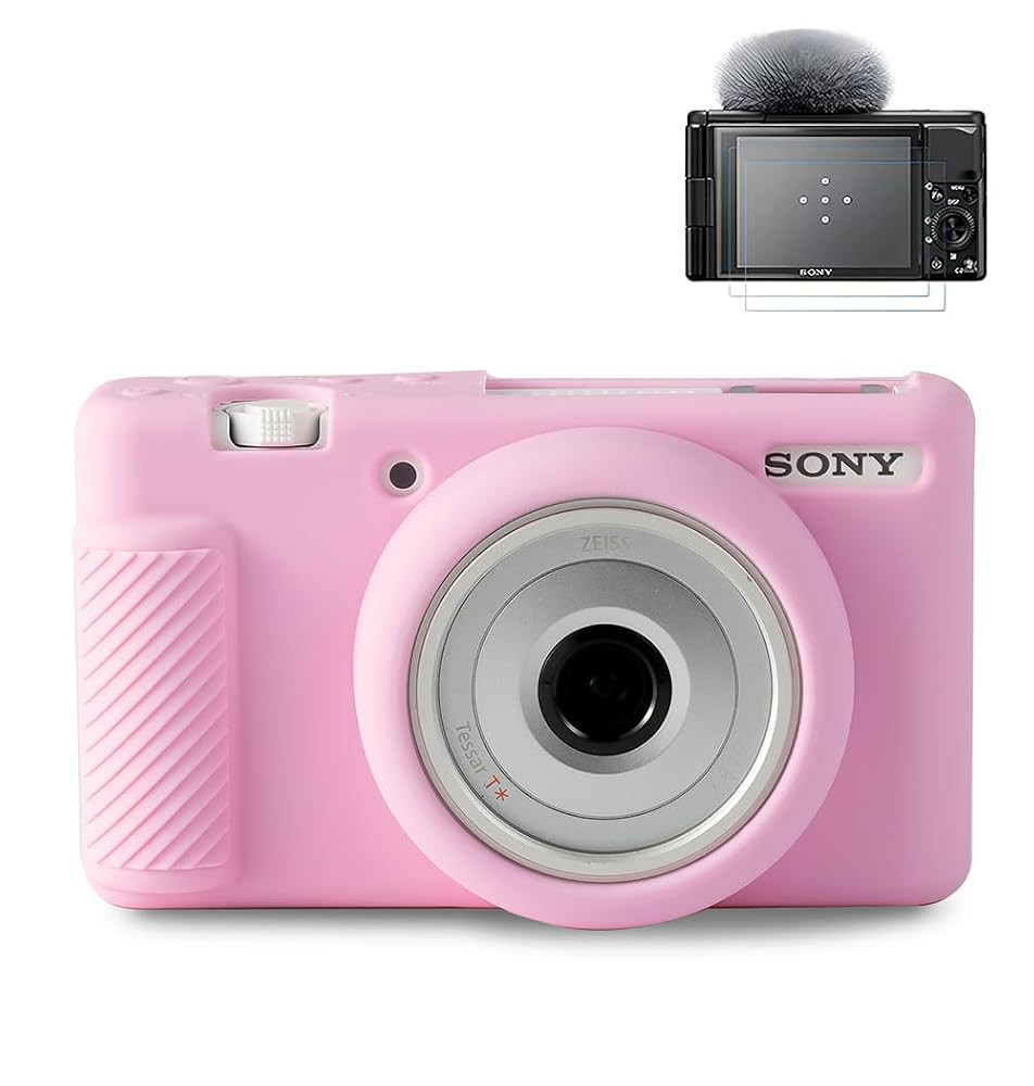 Pocoukate Case for Sony ZV-1F, ZV-1 II/ZV-1M2 Vlog Camera, ZV1F Camera Silicone Cover Skin, Anti-... | Amazon (US)