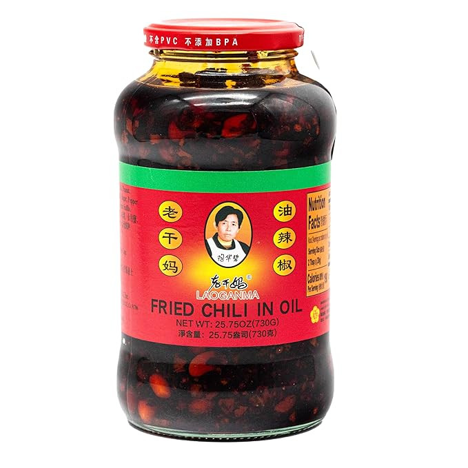 Lao Gan Ma Fried Chili in Oil – 730g (25.75 oz) | Authentic Chinese Chili Crisp | Spicy & Savor... | Amazon (US)