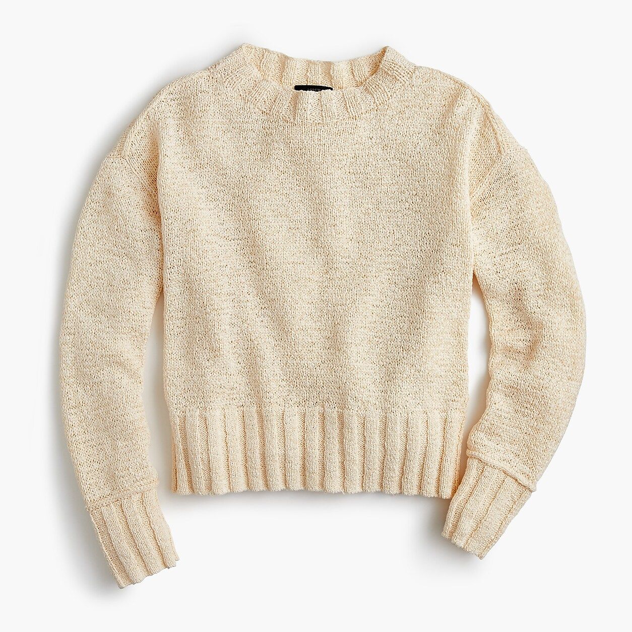 Wide-rib crewneck sweater | J.Crew US