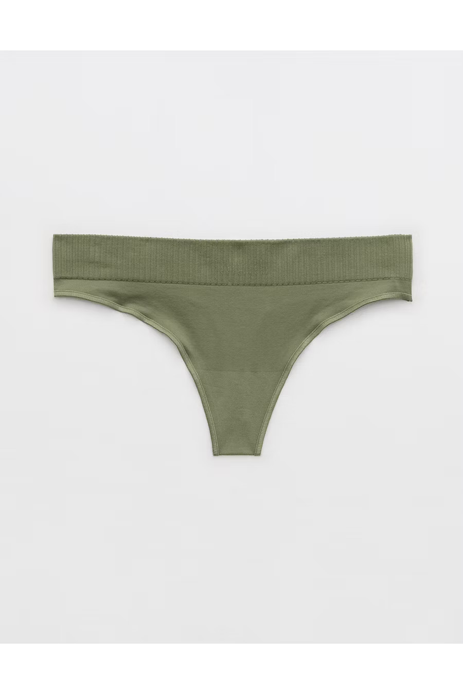 Superchill Seamless Mix Thong Underwear Women's Olive Fun S | American Eagle Outfitters (US & CA)