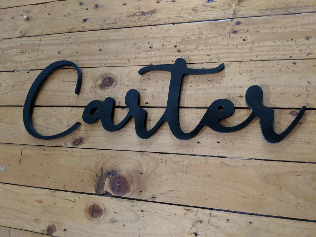 Custom Name or Word Cutouts - Cursive Cut Outs | Etsy (CAD)
