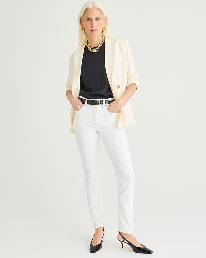 9" toothpick jean in white wash | J. Crew US