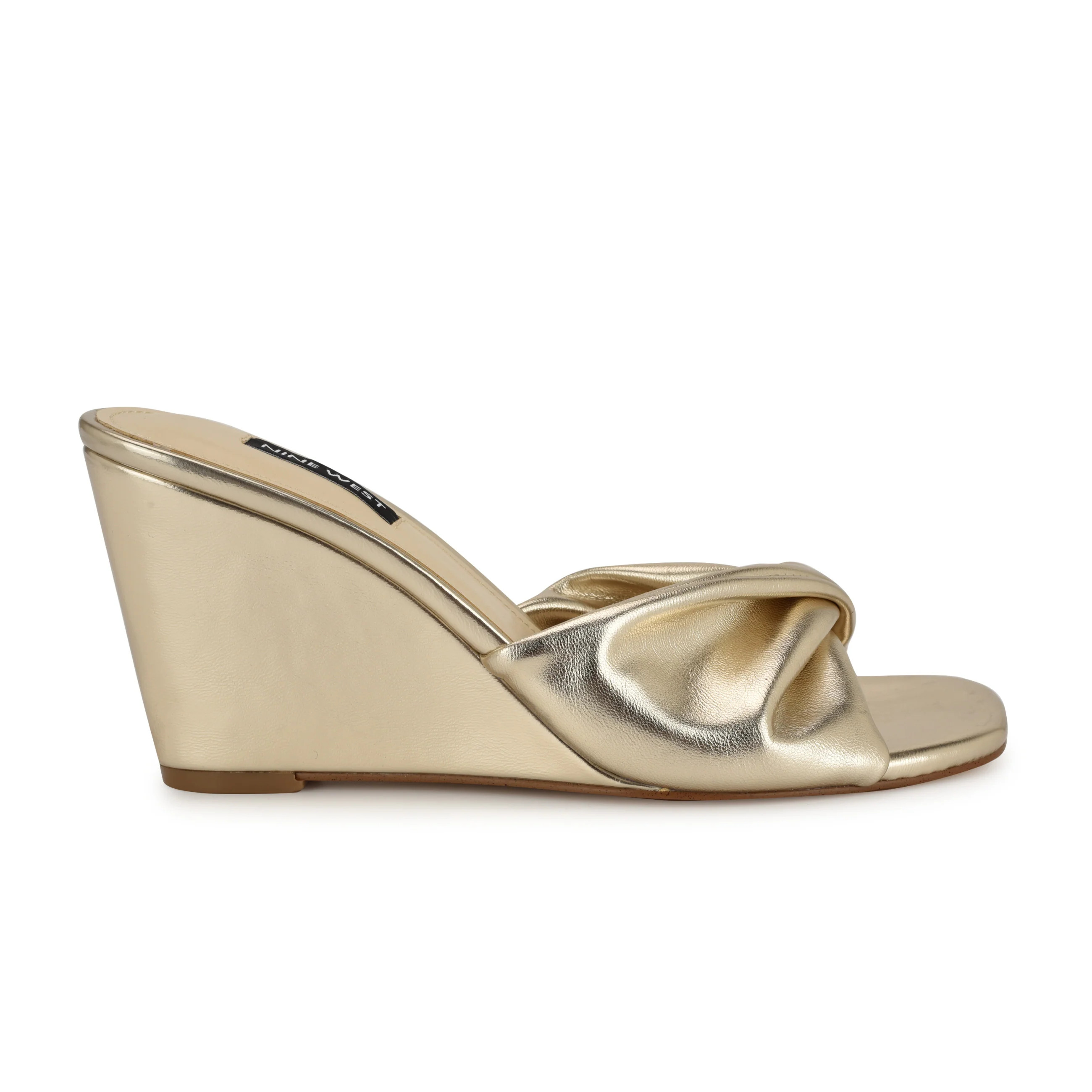 Nikhil Twist Wedge Sandals | Nine West (US)