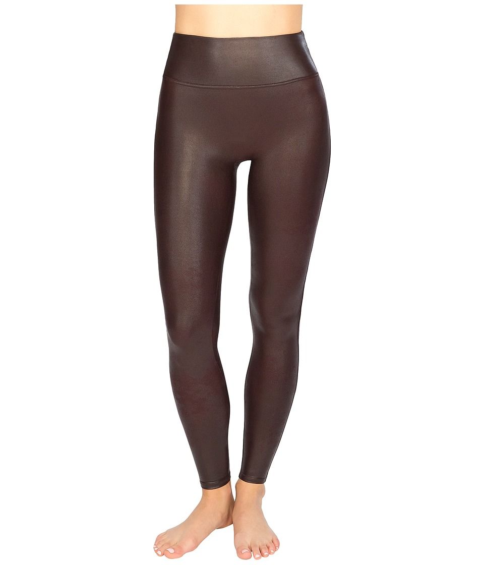 Spanx - Ready-to-Wow!tm Faux Leather Leggings (Wine) Women's Casual Pants | Zappos