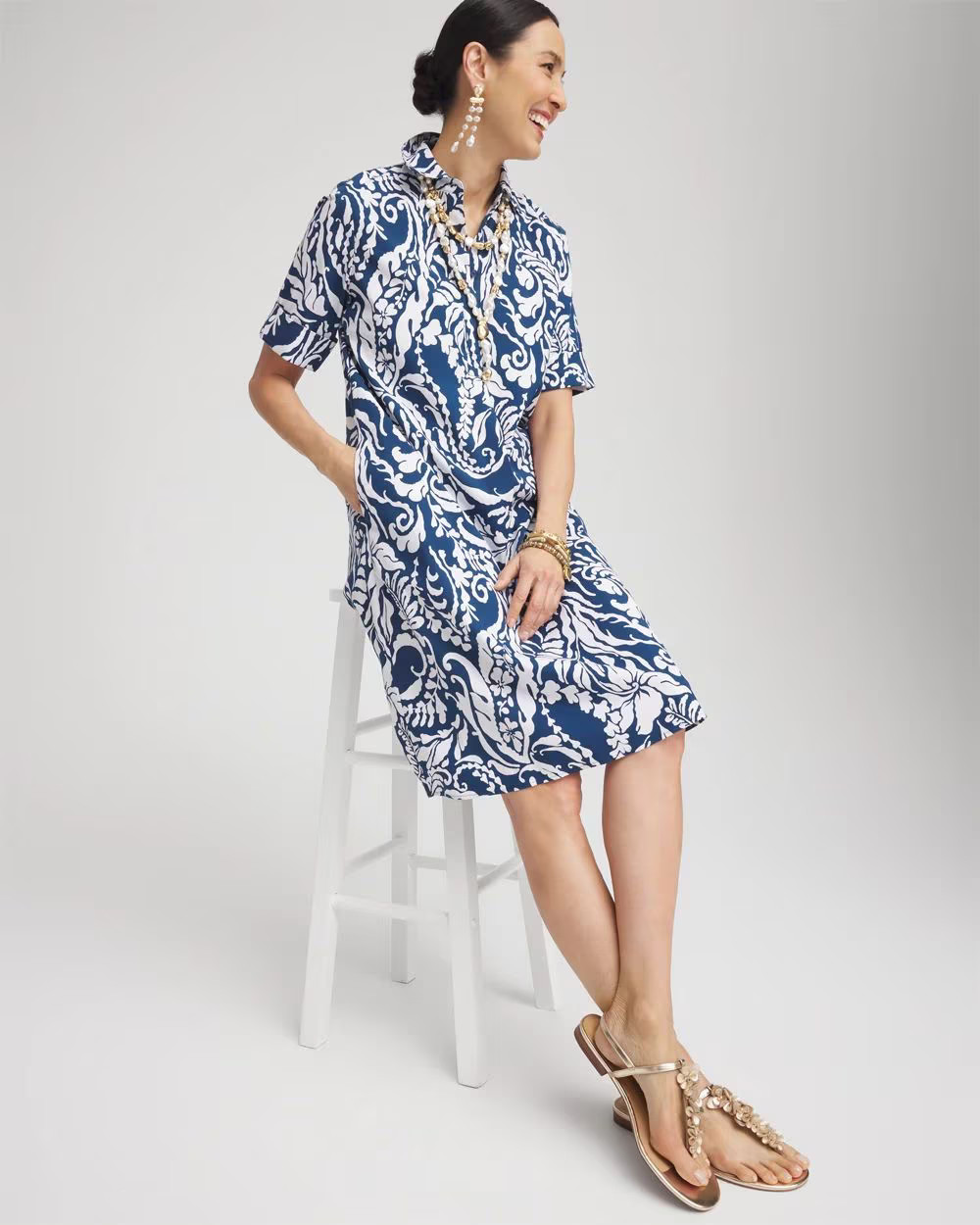 Poplin Popover Shirtdress | Chico's