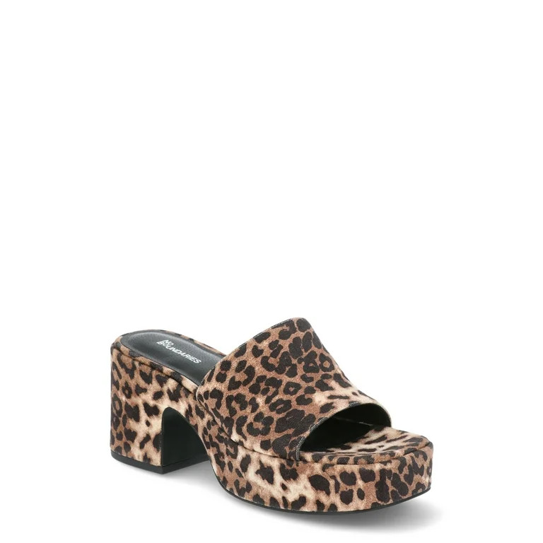 No Boundaries Women's Platform Mule Sandal | Walmart (US)