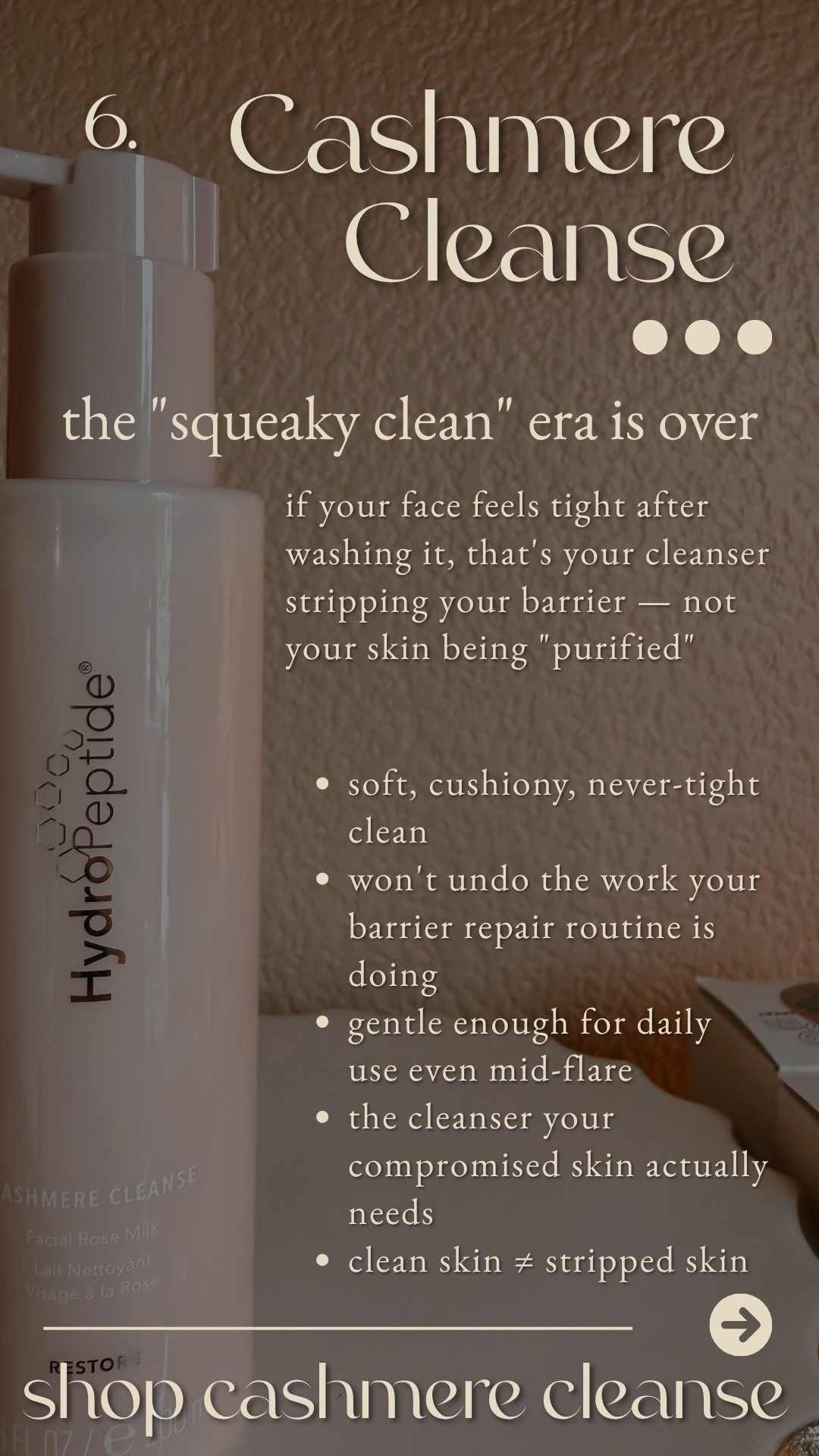 Dry skin
Sensitive skin

This cleanser is perfect. Gets all your make and spf and dirt plus oil off in one wash.

#LTKBeauty #LTKOver40
