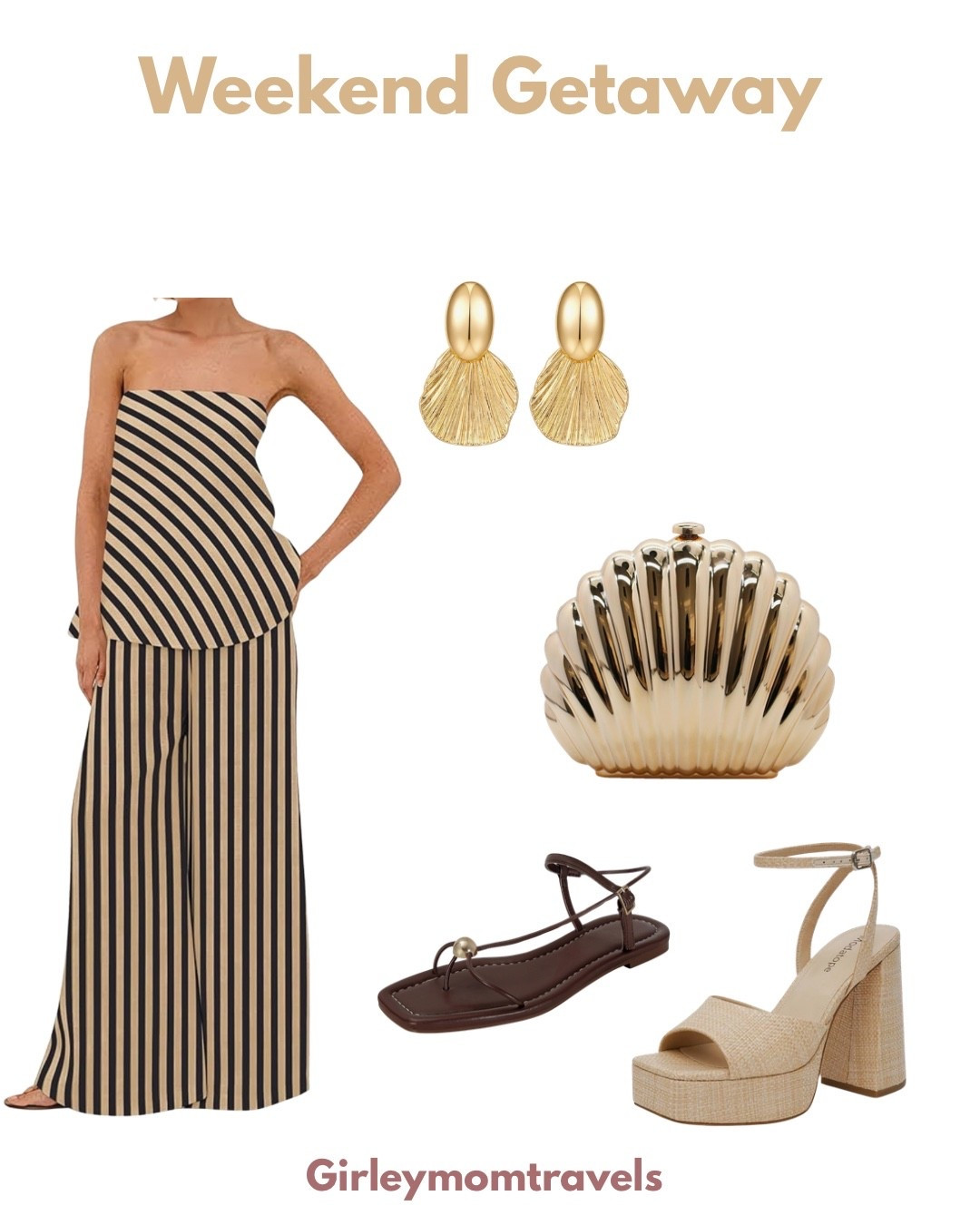 Packing for a Weekend Getaway. 2 Piece Set. It's cotton. Dress it up or down. Elevated Casual for dinner. 

#LTKOver40 #LTKMidsize #LTKTravel