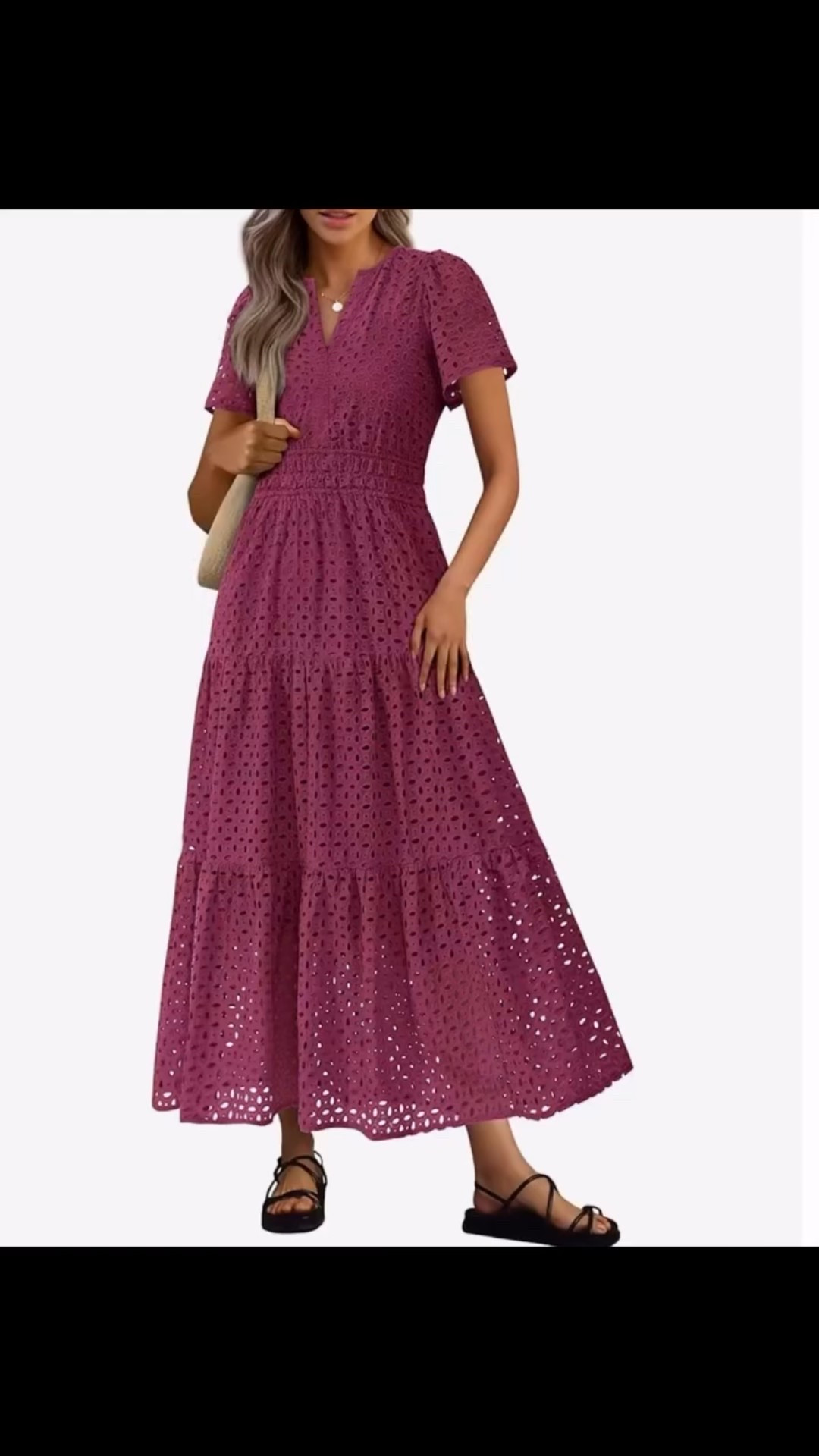 This Amazon eyelet A-line dress is so easy to style for all seasons. Flowy, lightweight, and available in 20 colors — perfect for beach trips, casual weddings, or fall family photos. ✨ @amazon @amazonfashion 
#AmazonFashion #AmazonFinds #BeachVacationDress #TransitionOutfit #AffordableFashion #ad

#LTKgrwm #LTKdayinmylife #LTKootd