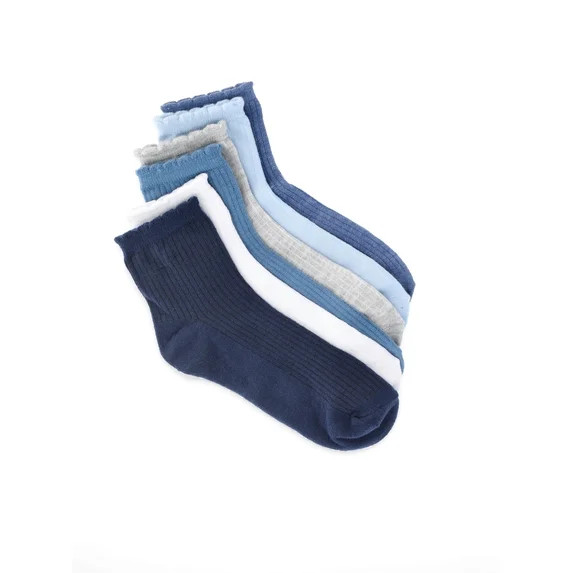 Joyspun Women’s Essentials Ankle Dress Socks, 6-Pack, Fits Shoe Sizes 4-10 | Walmart (US)