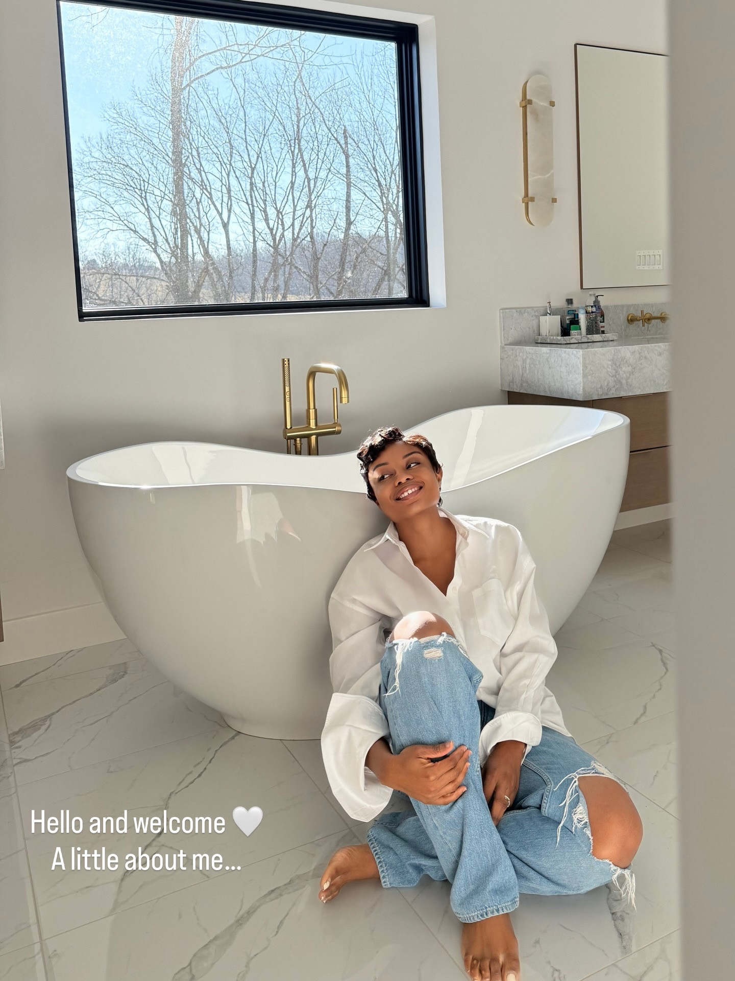 Hello and welcome if you are new here or just need a little refresher 🤍
Super Bowl Sunday felt like the perfect moment for something casual, calm, and personal.

A few fun facts about me:

• I look forward to the Super Bowl halftime show more than the game. I bet I am not the only one. Ready to dance to @badbunnypr 💃🏾
• I finished high school in Portland, Oregon at Sunset HS
• I have a nursing degree (BSN) but I do not practice
• My guilty pleasure is Pinterest scrolling and researching and adding to cart all things interior design. I will be sharing more of my home decorating process and favorite pieces along the way
• My go-to school drop off uniform is jeans, a simple top, and a blazer. A blazer instantly elevates any look
• French toast and waffles over pancakes always
• I am more of an observer than a talker
• I am not a fan of small talk
• I am not a morning person but school days start at 5 to 6am thanks to two kids. More day in the life content coming soon
• I love Twix @twix 😋
• I have an obsession with white button down shirts. I wear it with everythingggg 😊

Bonus fun fact from a childhood friend:
Deep down I still wonder about an alternate life where I could have been in a successful girl band 😂 - we use to write/produce songs as teenagers 🫣 @ugonnia_trish 

📌If you are new here, tell me one fun fact about you below.
And if you have been here for a while, what is something you already know about me 🤍
 

#lifestylecreator #modernlivingstyle #casualoutfitinspo 
#SuperBowlSunday