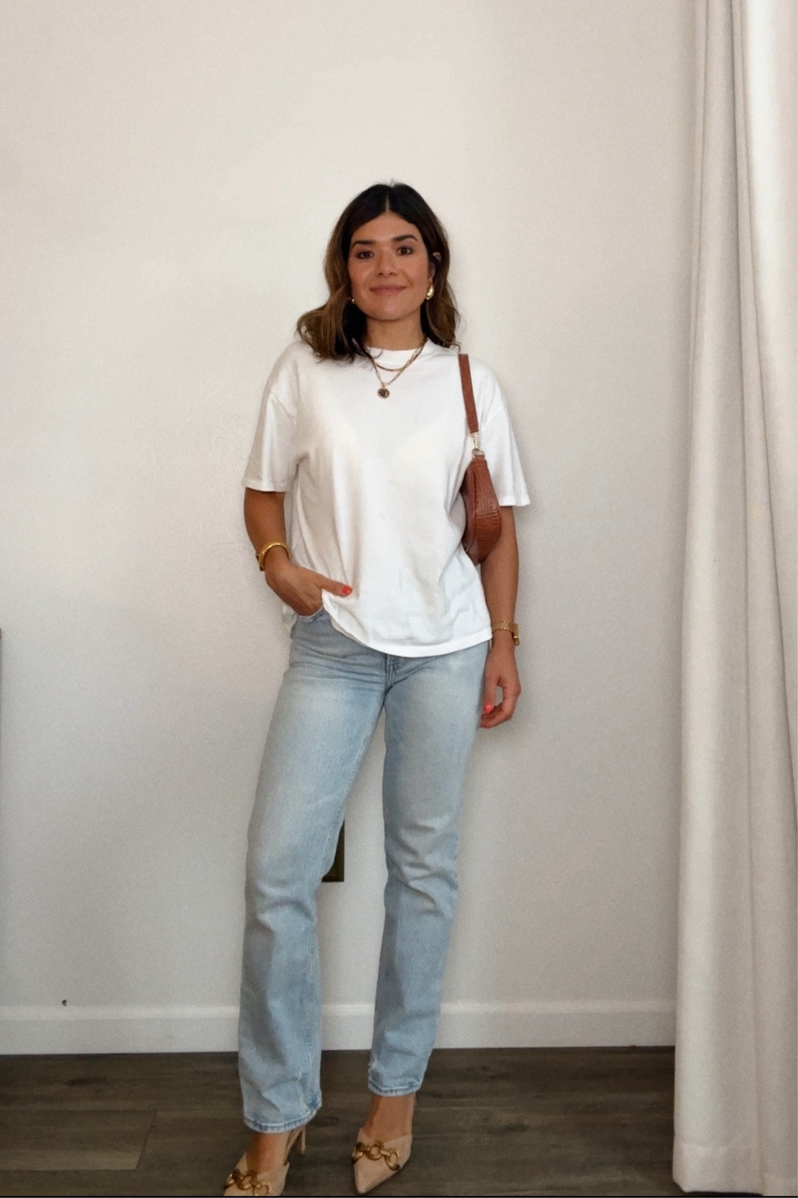 A basic look that never goes out of style! 
Use code DENIMAF to get 25% off my jeans 
Tee size xs
Jeans size 25 short
These pumps are so stunning! They run tts. 


#LTKFindsUnder100 #LTKSaleAlert #LTKxAF